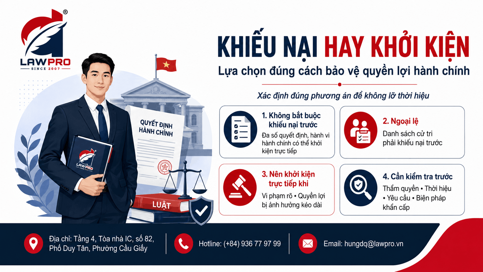 Khiếu nại hay khởi kiện vụ án hành chính?